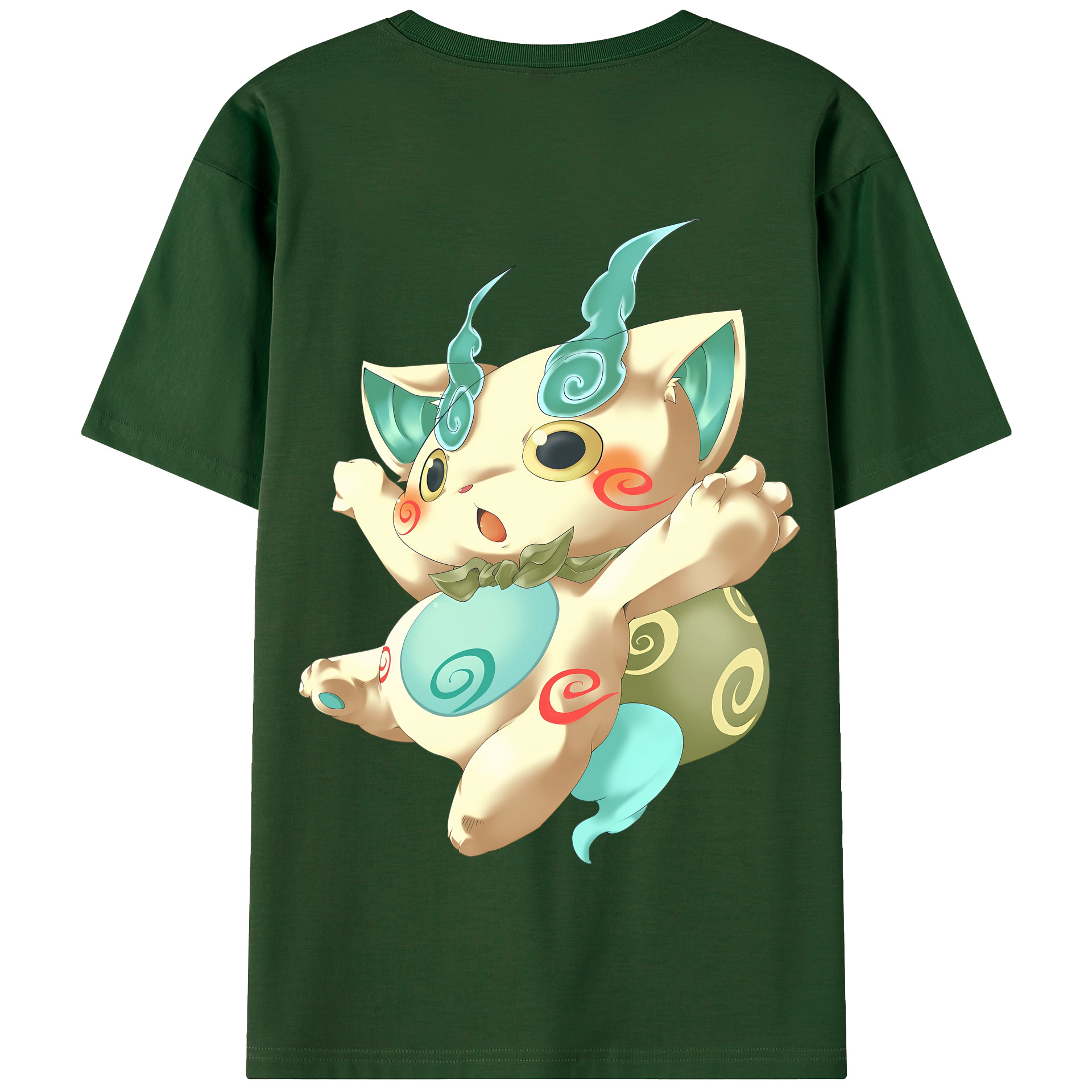 （画像用） 妖怪ウォッチ Yo-kai Watch 綿100％半袖Tシャツ（背面プリント）